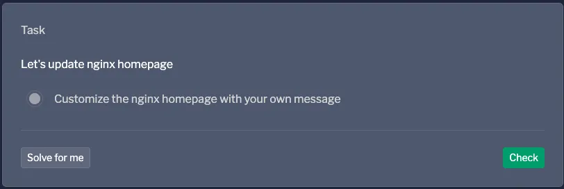 Task in the lab Task in the lab